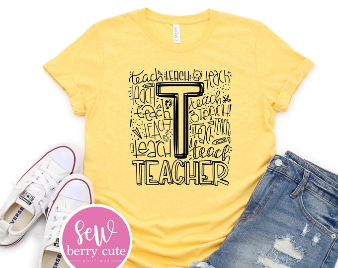 Featured listing image: Teacher Shirt - Teacher Tee - Back to School Shirt