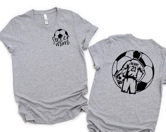 Personalized Soccer Mom T-shirt | Soccer Shirt | Soccer Mama Shirt | Soccer mom | Soccer Mom Gift