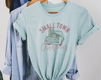 Christmas Shirt - Small Town Christmas Shirt - Hometown T-shirt - Christmas T-shirt