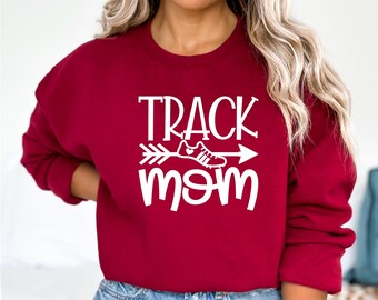 Track Mom Sweatshirt - Track Mom Crewneck - Track Mom Shirt - Track Shirt