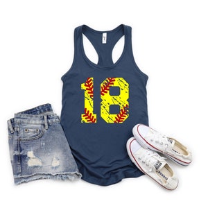 Personalized Softball Tank Top