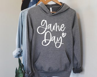 Game Day Hoodie, Soccer Mom, Baseball Mom, Softball Mom, Basketball Mom