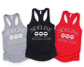 Baseball Shirt - Sideline Social Club - Softball Shirt -Baseball Tank Top - Baseball Mama - Baseball Player - Sports mom