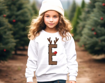 Personalized Christmas Shirt - Tshirt or Crewneck Sweatshirt - Custom - Monogrammed