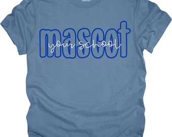 Custom Mascot or Occupation Tee – Comfort Colors | Personalized School Spirit Shirt | Teacher, Nurse, Team Shirt | Gift for Coach