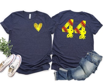 Personalized Softball T-shirt | Womens Softball Shirt | Kids Softball Shirt | Softball mom | Softball Sister