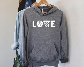 Basketball Hoodie - Basketball Love - Basketball Mom - Basketball Fan