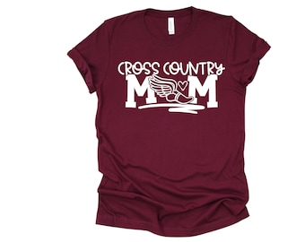 Cross Country Mom Tee, XC Mom T-shirt