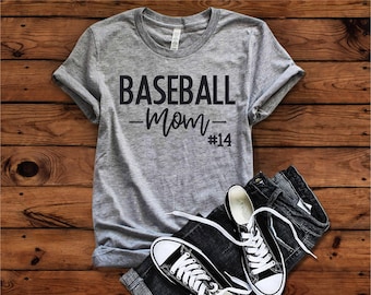 Baseball Mom Shirt, Baseball Mom T-shirt, Baseball Mom, Baseball Sports Mom, Baseball