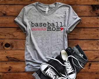 Baseball Mom Shirt, Baseball Mom T-shirt, Baseball Mom, Baseball Sports Mom, Baseball