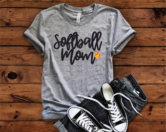 Softball Mom Shirt, Softball Mom Tshirt, Softball Mom, Softball Sports Mom, Softball