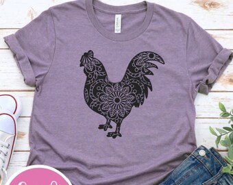 Chicken Shirt - Chicken Mama - Farm Life - Farm Wife - Women's Tee - Chicken Lover - MYSTERY COLOR