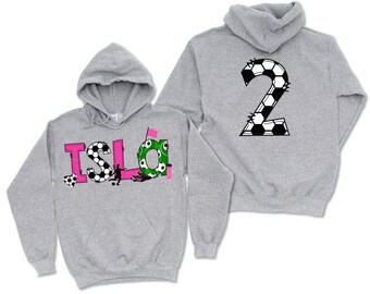 Soccer Hoodie - Custom Hoodie - Girls Hoodie - Soccer Player - Soccer Mom