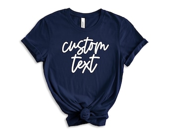 Custom Mascot Shirt, Bella Canvas Tee, Personalized Tshirt, School Spirit