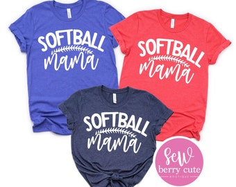 Softball Shirt - Softball Mama Shirt - Softball Mom T-shirt - Softball Mom - Softball Sports Mom - Softball