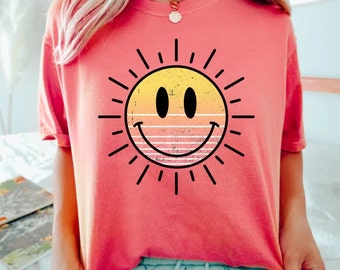 Sun Shirt - Beach Shirt - Summer Shirt - Oversized Shirt - Sunshine - Comfort Colors