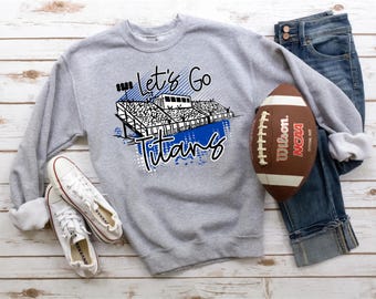 Custom Football Crewneck - Football Sweatshirt - Custom Fleece - Personalized Crewneck