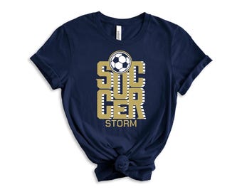 Custom Soccer T-shirt | Mascot Shirt | Soccer Shirt | School Pride | Soccer Gift | Spirit Wear
