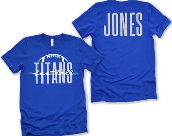 Custom Football T-shirt - Football Shirt - Custom Shirt - Personalized Shirt