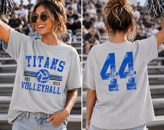 Custom Volleyball T-shirt - Volleyball Shirt - Custom Shirt - Personalized Shirt