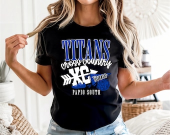 Cross Country Shirt, Custom XC Team Shirt, Personalized Running Shirt, School Mascot Tee, XC Track Shirt, Cross Country Mom Shirt