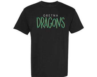 Gretna Dragons - Bella Canvas OR Comfort Colors UNISEX T-shirt