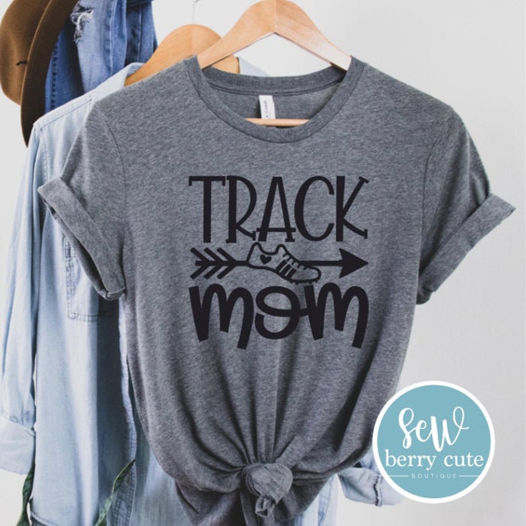 Track Mom T-shirt Track and Field - Etsy