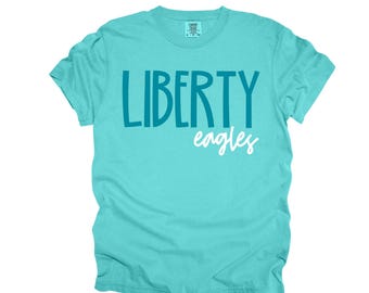 Custom School Spirit Shirt, Comfort Colors® Tee, Personalized Mascot Shirt, Sports Mom Shirt, Team Fan Tee, Custom School Shirt