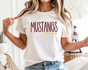 Prairie Queen Mustangs design