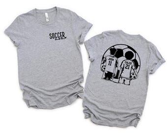 Personalized Soccer Mom T-shirt | Soccer Shirt | Soccer Mama Shirt | Soccer mom | Soccer Mom Gift | African American Soccer players