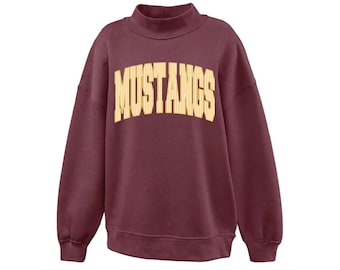 Mustangs Mockneck