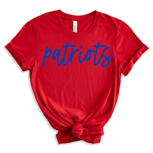 Custom Mascot Shirt, Bella Canvas Tee, Personalized Tshirt, School Spirit