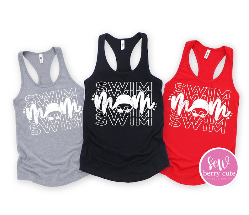 Swim Mom Tank Top - Summer Tank Top - Swim Mama