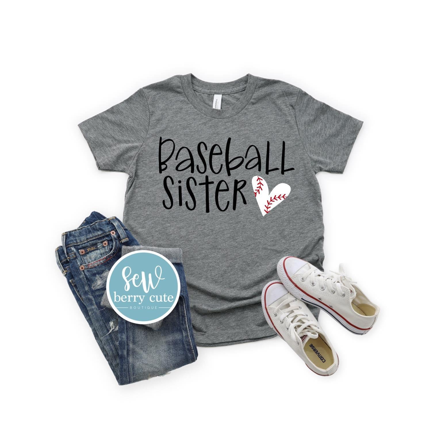 Baseball Sister TShirt, Baseball Sister Shirt, Baseball Sister