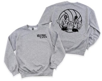 Custom Volleyball Crewneck Sweatshirt