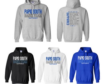 Papio South Dance Team w Roster - Gildan UNISEX Hoodie