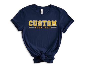 Custom School Spirit Shirt, Mascot Tee, Bella Canvas Unisex T‑Shirt, Sports Mom, Team Spirit