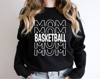 Basketball Mom Sweatshirt - Basketball Mom Shirt- Basketball Mama - Sweatshirt