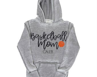 Basketball Mom Shirt, Personalized Basketball Mom Hoodie, Basketball Mom, Basketball Sports Mom, Basketball