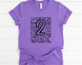Teacher Shirt - 2nd Grade Shirt - 2nd Grade Teacher - Second Grade Squad - 2nd Grade Team