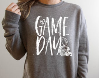 Game Day Football Sweatshirt - Football Mom Crewneck - Football  Shirt