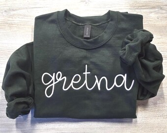 Embroidered Gretna Crewneck