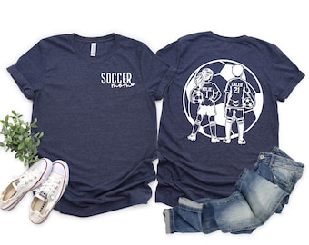 Personalized Soccer Mom T-shirt | Soccer Shirt | Soccer Mama Shirt | Soccer mom | Soccer Mom Gift | Boy Girl Soccer players