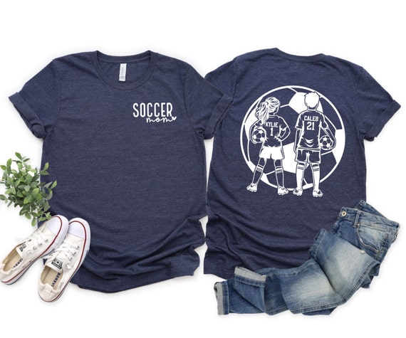 Personalized Soccer Mom T-shirt | Soccer Shirt | Soccer Mama Shirt | Soccer mom | Soccer Mom Gift | Boy Girl Soccer players