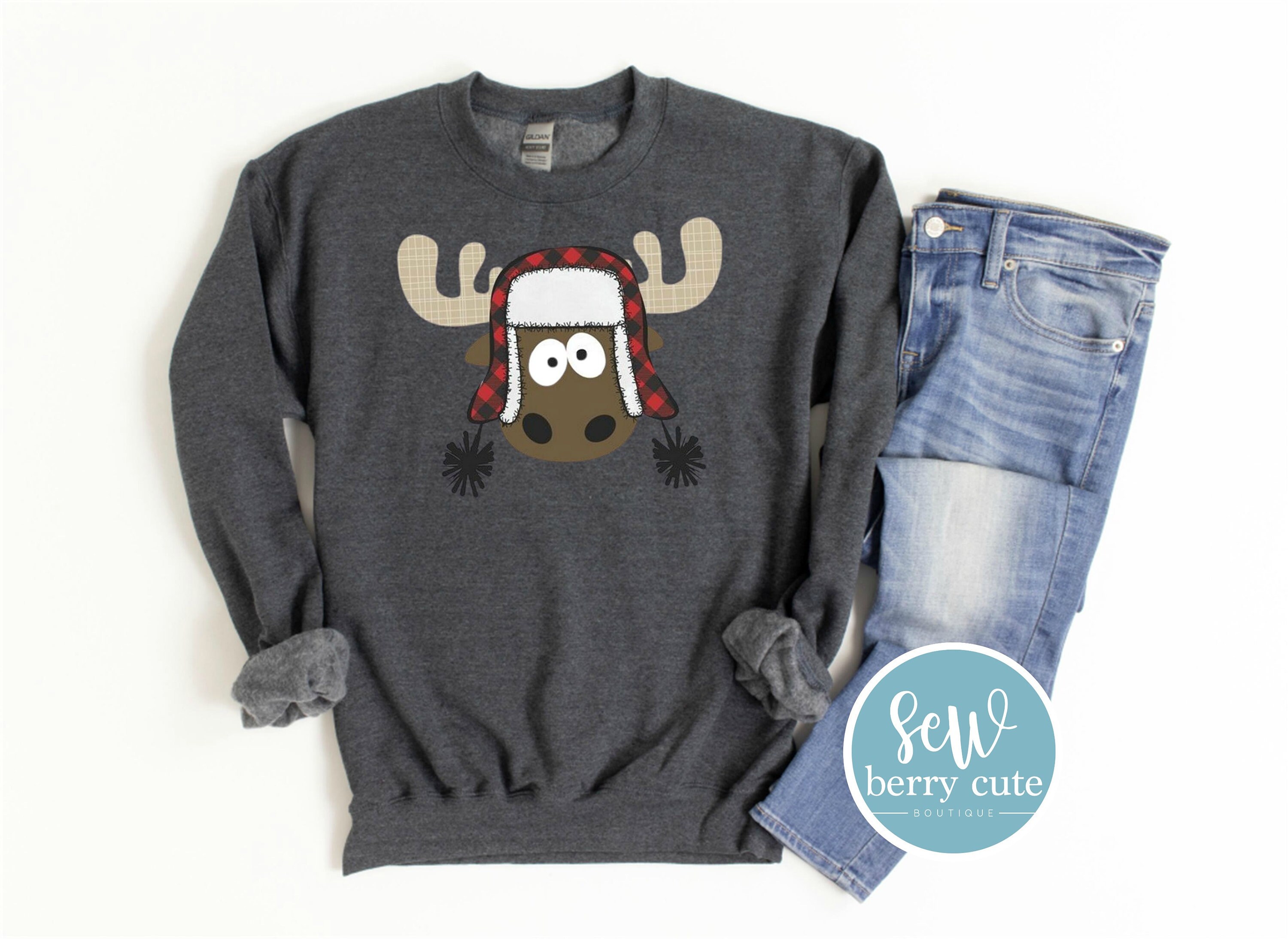 cool as a moose sweatshirt