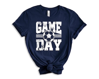 Game Day Soccer Shirt | Bella Canvas Unisex Tee | Soccer Mom | Custom Color