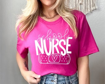 School Nurse T-shirt - School Nurse Shirt - Back to School Shirt - Nurse Shirt