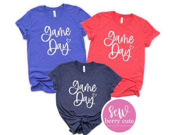 Game Day T-shirt - Baseball Shirt - Softball Shirt - Soccer Shirt - Mom Tees - Gifts for her - Baseball Mama - Sports Mom