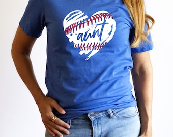 Baseball Aunt Shirt - Baseball Shirt - Baseball Tee - Baseball Aunt Shirt - Aunt Shirt - Proud Baseball Aunt