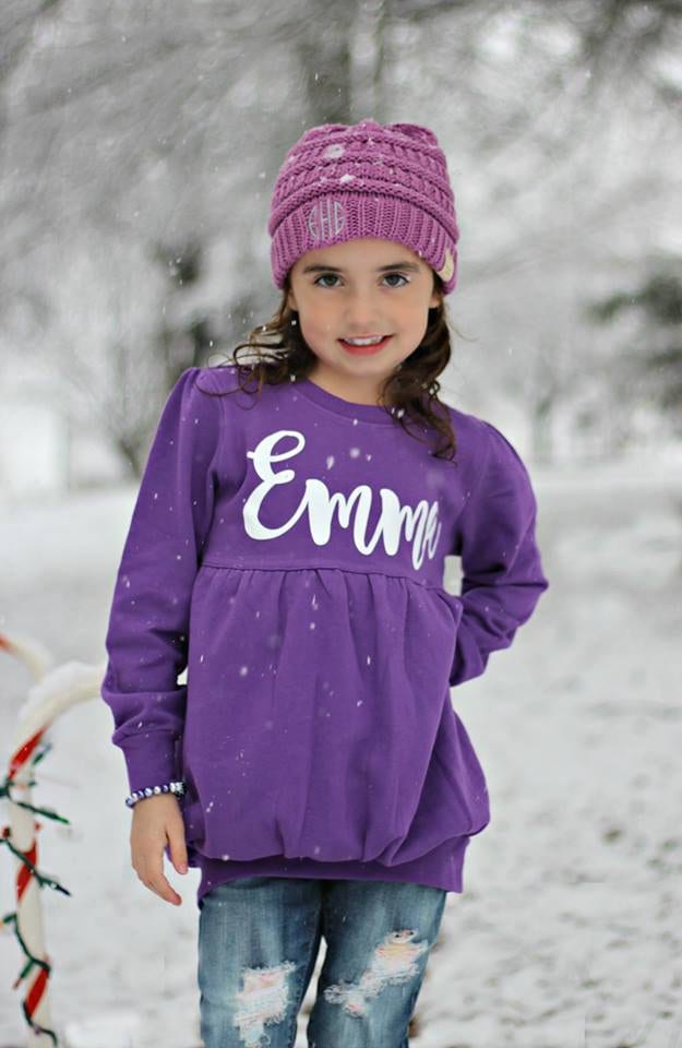 Personalized Bubble Sweatshirt